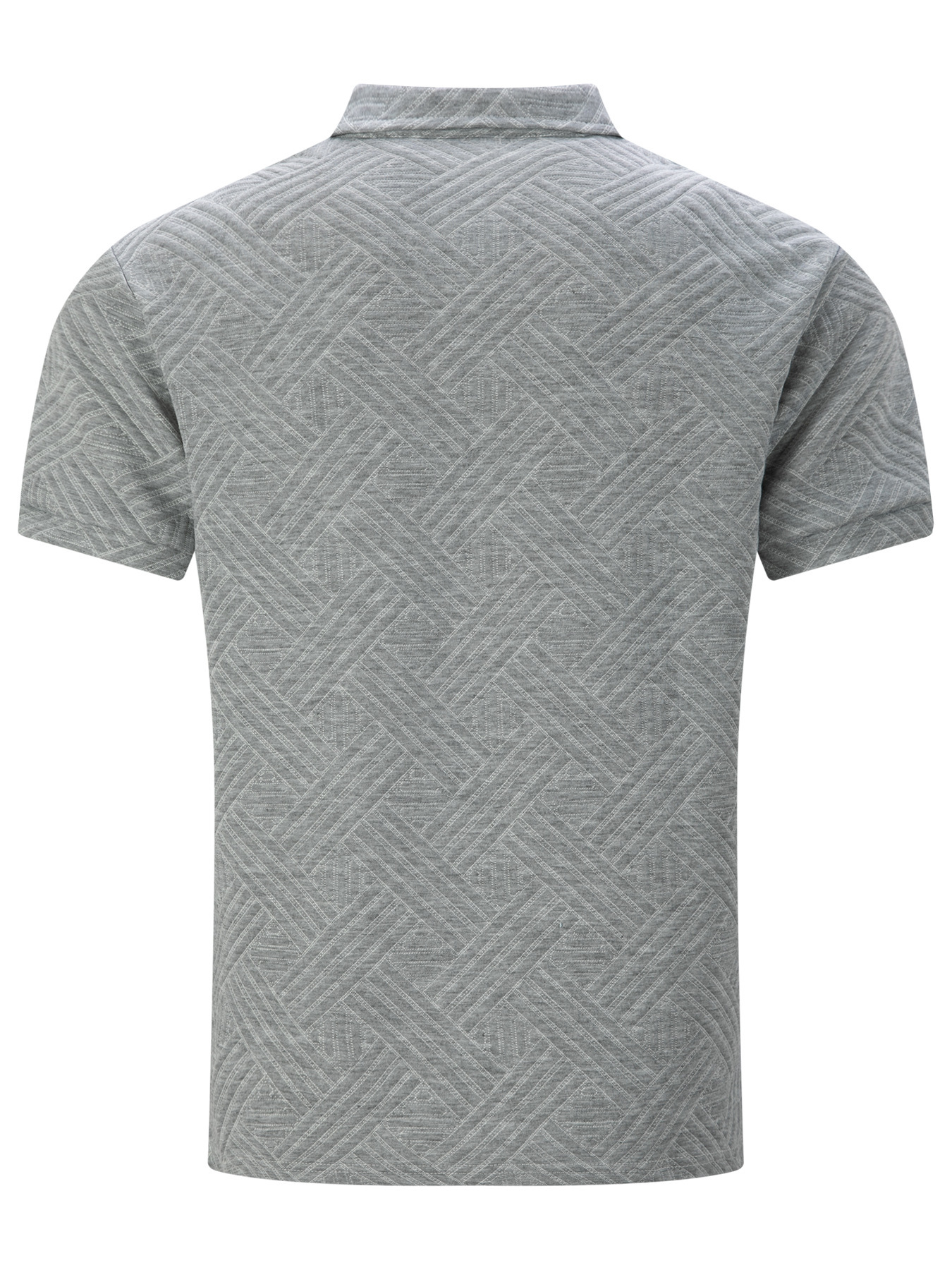 Polo uomo stile americano con tasche a zip e colletto classico_voghion.com