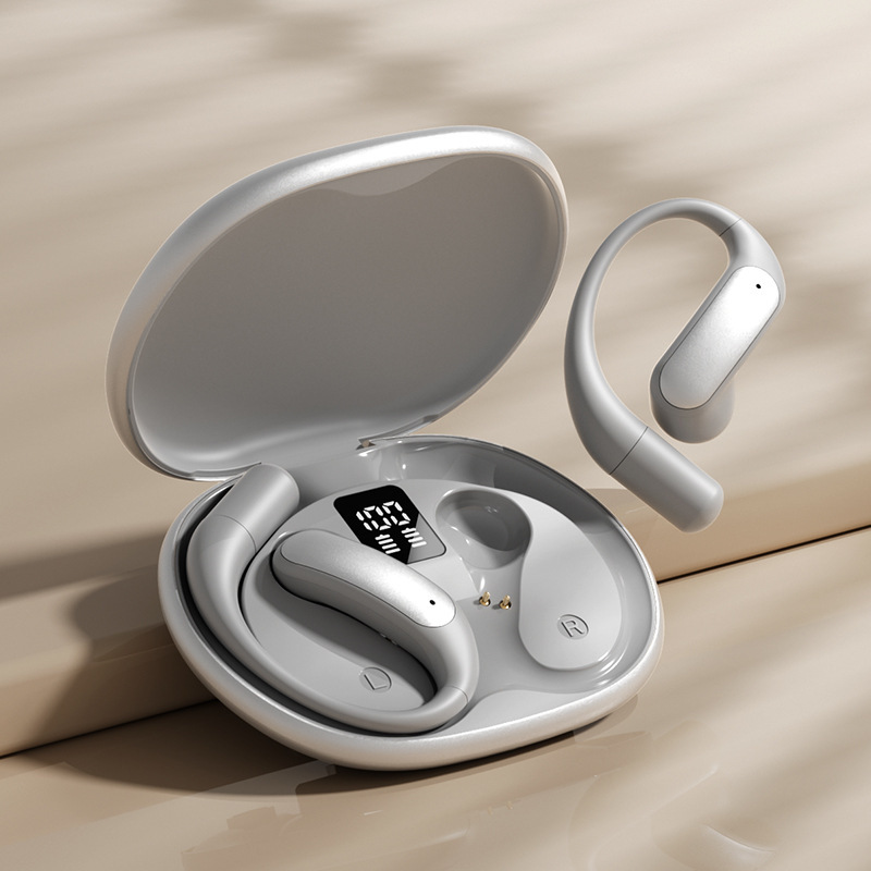 2025 新しい Bluetooth ヘッドセットオープンイヤーヘッドセットワイヤレスプライベートモデル長いバッテリー寿命デジタルディスプレイ耳掛け Bluetooth ヘッドセット|undefined