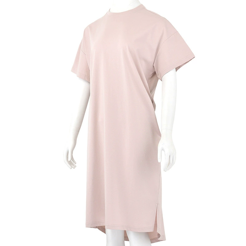 Нежная японская ночная юбка в летнюю полоску с короткими рукавами прохладное платье из пеларгона