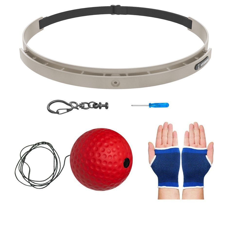 Bola de reacción de boxeo montada en la cabeza Descompresión para niños Bola de ventilación Bola de velocidad mágica Entrenamiento de habilidades para adultos Sala de fitness