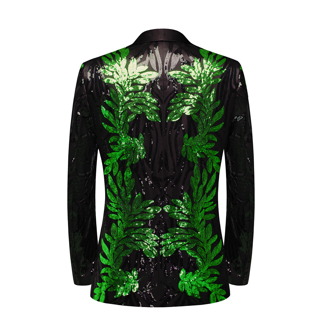 QFV507045555501<2 QFV507045555501<2 Men's High-Quality Gold Sequin Embellished Blazer Casual Suit Jacket Host Singer Performance Outfit_voghion.com