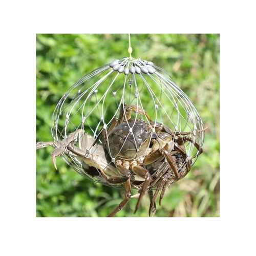 Steel crab trap fishing crayfish crab folding trap crab cage crab pot crab catching trap