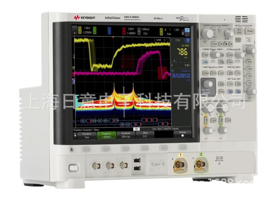 是德DSOX6002A，混合信号示波器1GHz-6GHz，2个模拟通道
