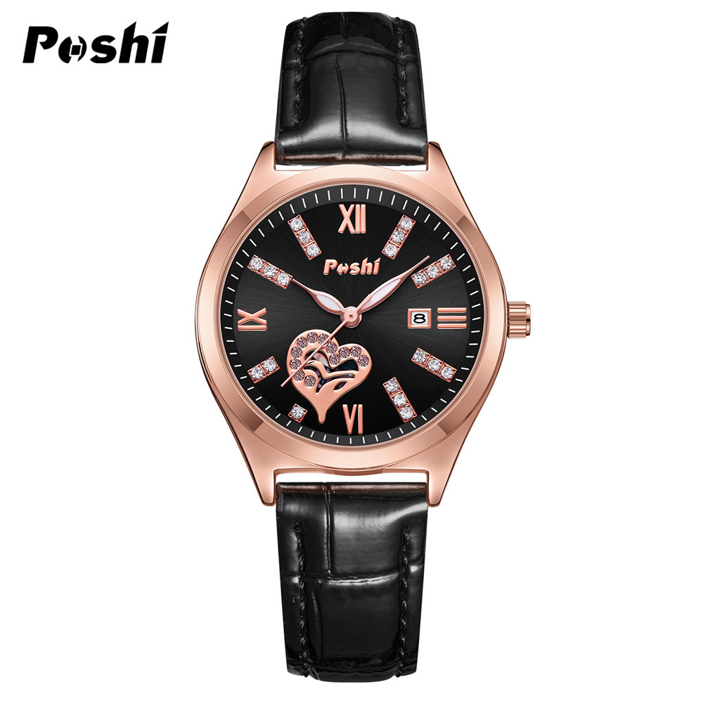 Poshi reloj de moda hueco para mujer reloj de cuarzo caliente en vivo reloj de mujer reloj de moda para mujer al por mayor
