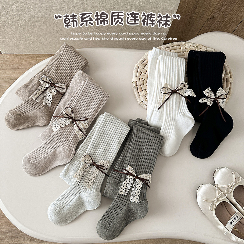 Spring children's lace tights