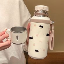 保温杯女生高颜值大容量2025新款泡茶杯子316不锈钢学生便携水杯