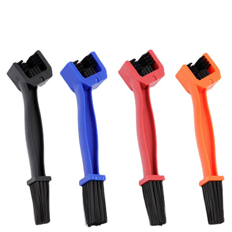 Bicycle Chain Brush, Electric Vehicle Motorcycle Chain Cleaning Brush, Road Bike Crankset Three-Sided Cleaning Large Brush