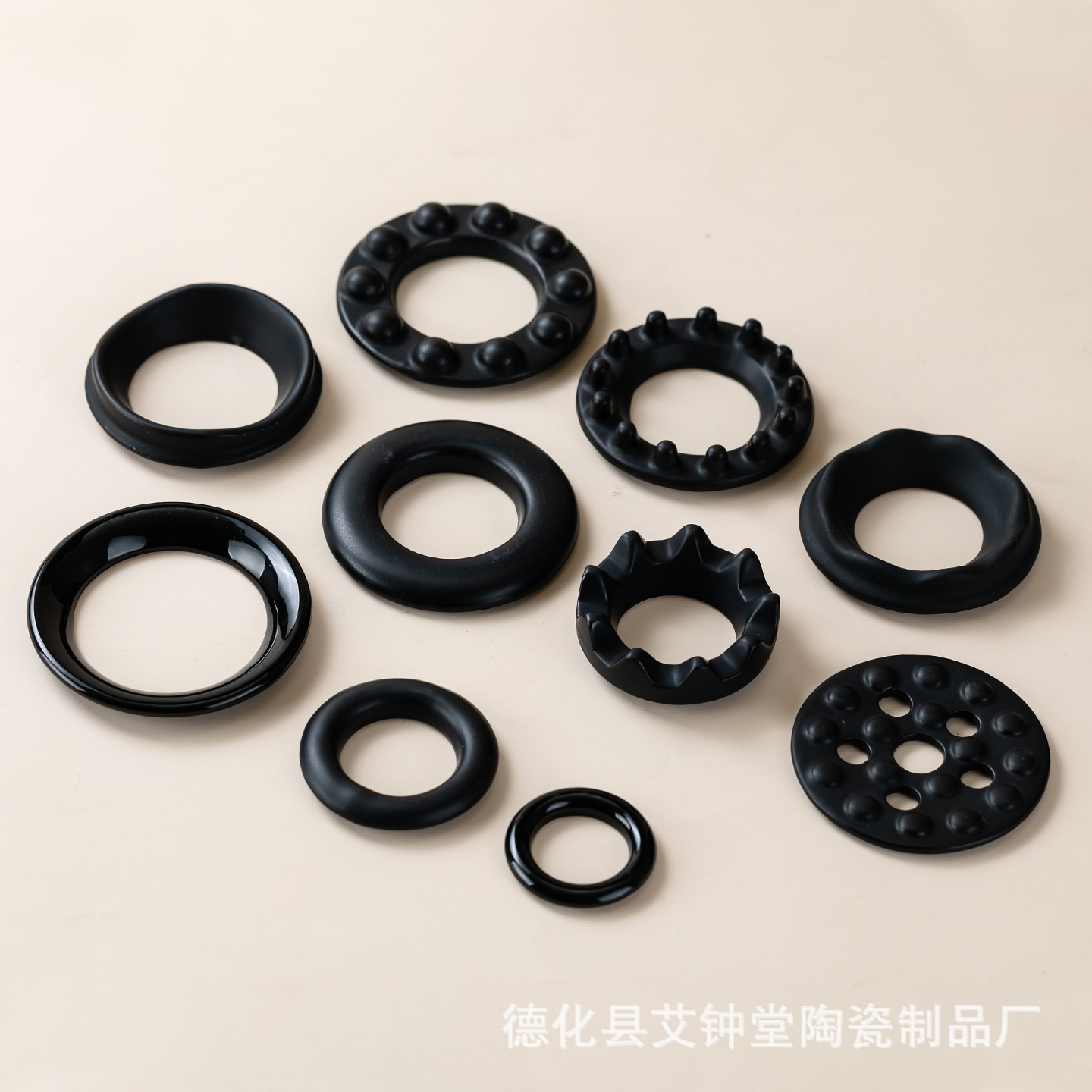Ceramic Moxa Gua Sha Stone Ring Handheld Moxibustion Jar Accessory Style 10 overview