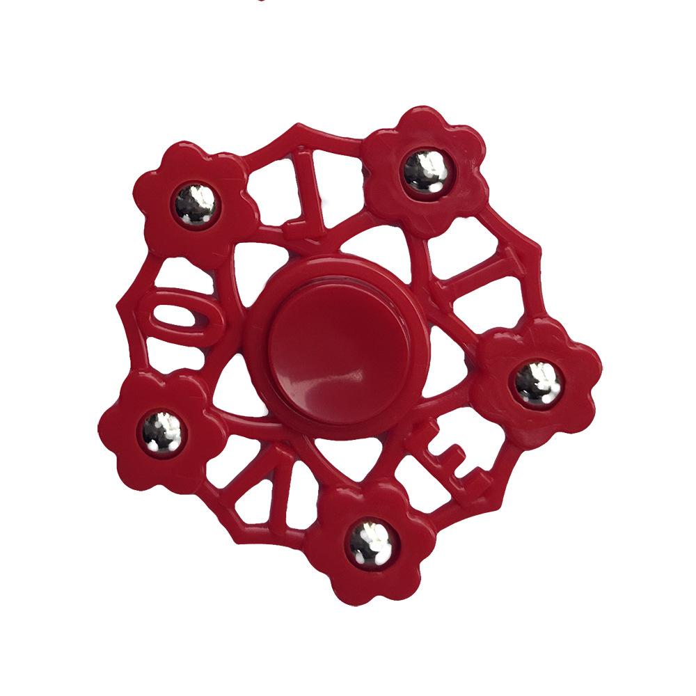 [Classic Color Five Beads] Red LOVE
