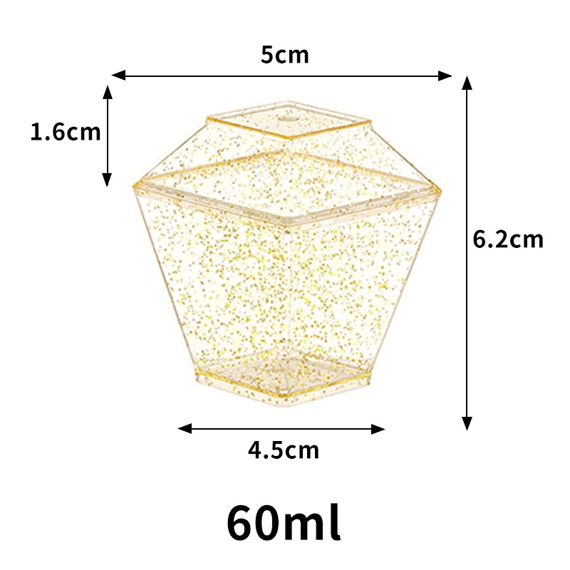 Vaso Desechable Trapezoidal para Postres de 150ml de Plástico Rígido PS Desechable para Helados image 10
