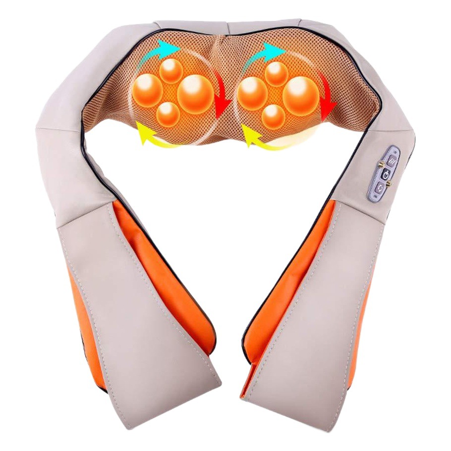 Cross-border Shoulder and Neck Massager Multi-functional Car Home Full Intelligent Electric Kneading Massage Shawl Shoulder and Neck Massager
