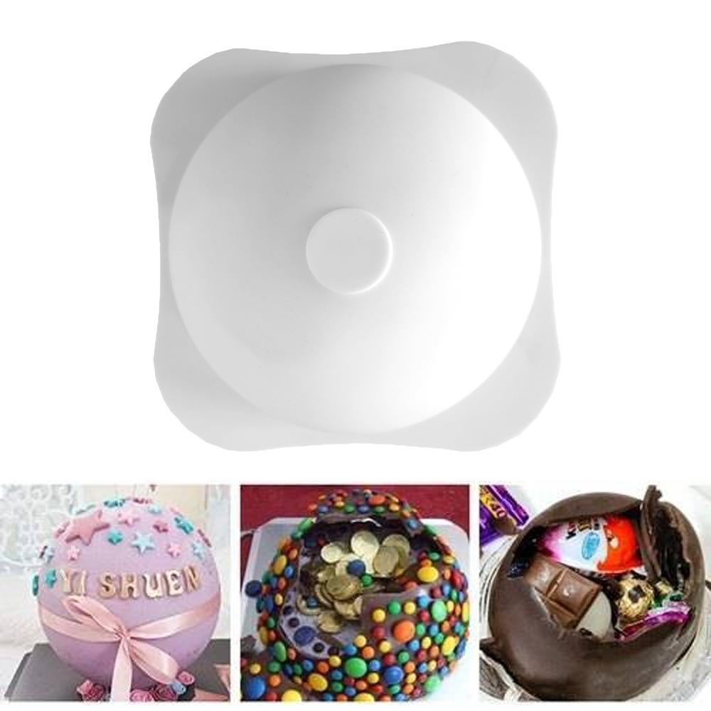 Single semicircle 32 chocolate cookie mold cake mold ice cream candy silicone mold