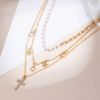 Chain, necklace, advanced pendant from pearl, European style, high-quality style, wholesale