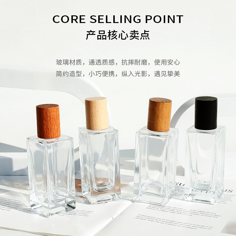 スポット卸売 30 ミリリットルガラスバヨネット香水ボトルプレスファインスプレー香水ボトル大容量香水交換|undefined