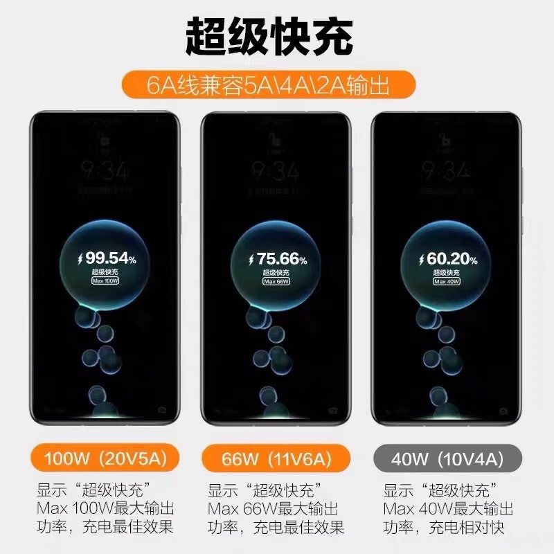 適用華為栄光90データ線66wワット速充栄光90pro充電線6a速充HONOR栄光9|undefined