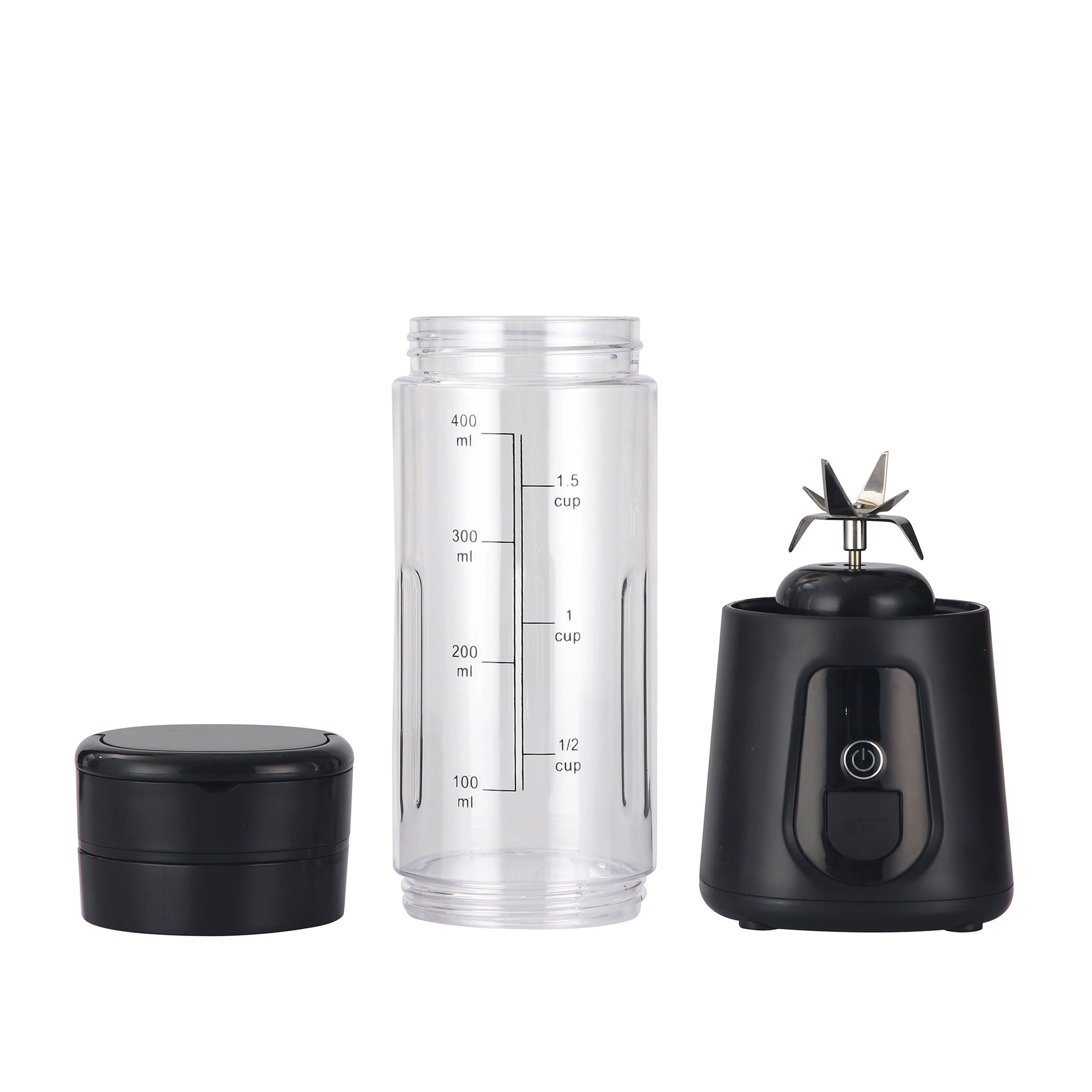Handheld small glass with usb charger, mixing stick