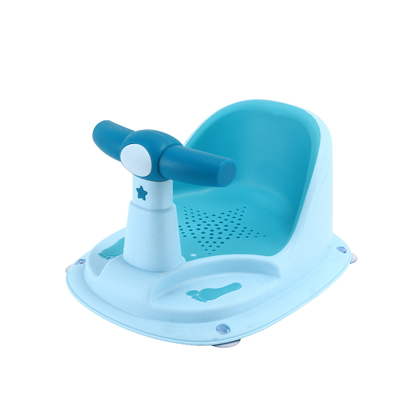 Silla de baño para bebés transfronteriza, artefacto de baño para niños, taburete de baño, asiento de soporte para sentarse, taburete de baño antideslizante para bebés