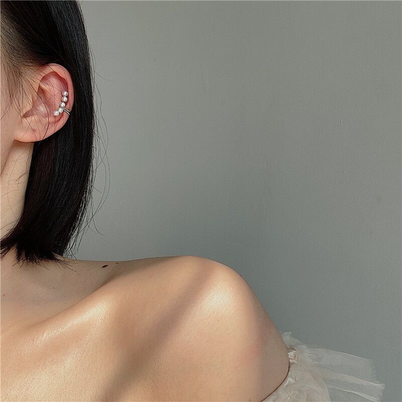 Fashion Pearl Ear Bone Clip display picture 5