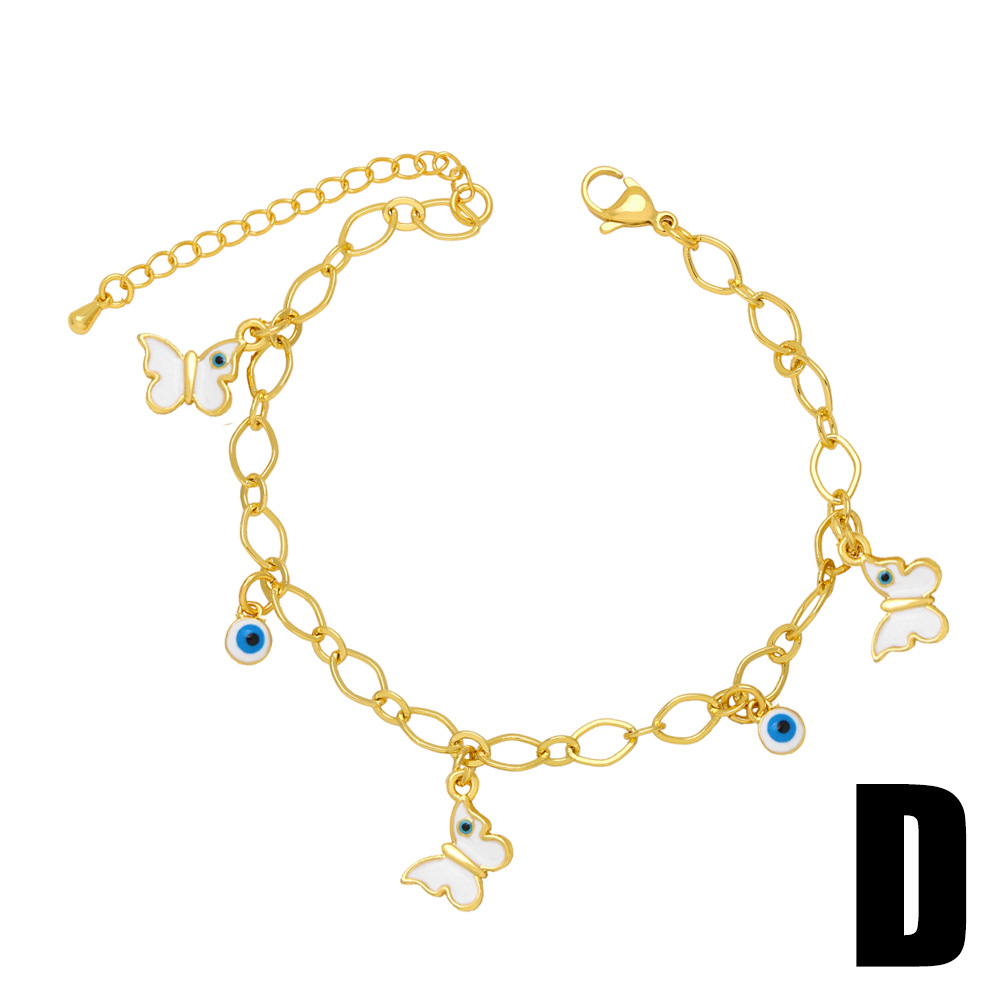 Fashion Cross Butterfly Copper Plating Bracelets 1 Piece