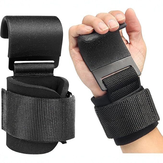 Cross-Border Fitness Weightlifting Palm Protection Diving Material Power Hook Men's and Women's Fitness Wrist Training Power Belt Manufacturer