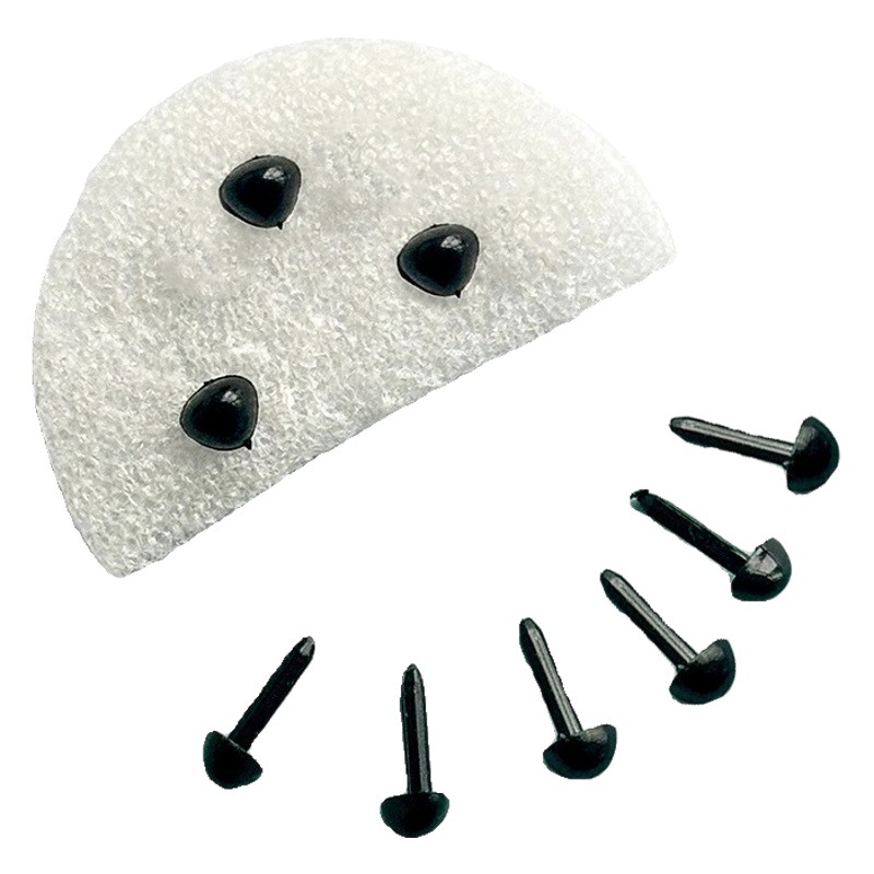 DIYぬいぐるみツイストスティックアクセサリー材料人形黒目鼻クリスマス帽子スカーフアクセサリー手作り知育玩具