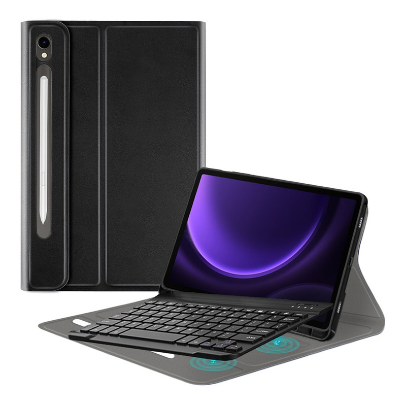 Suitable for Samsung Tablet A9Plus with Pen Slot Protective Case, Split Wireless Bluetooth Keyboard Case with Touchpad