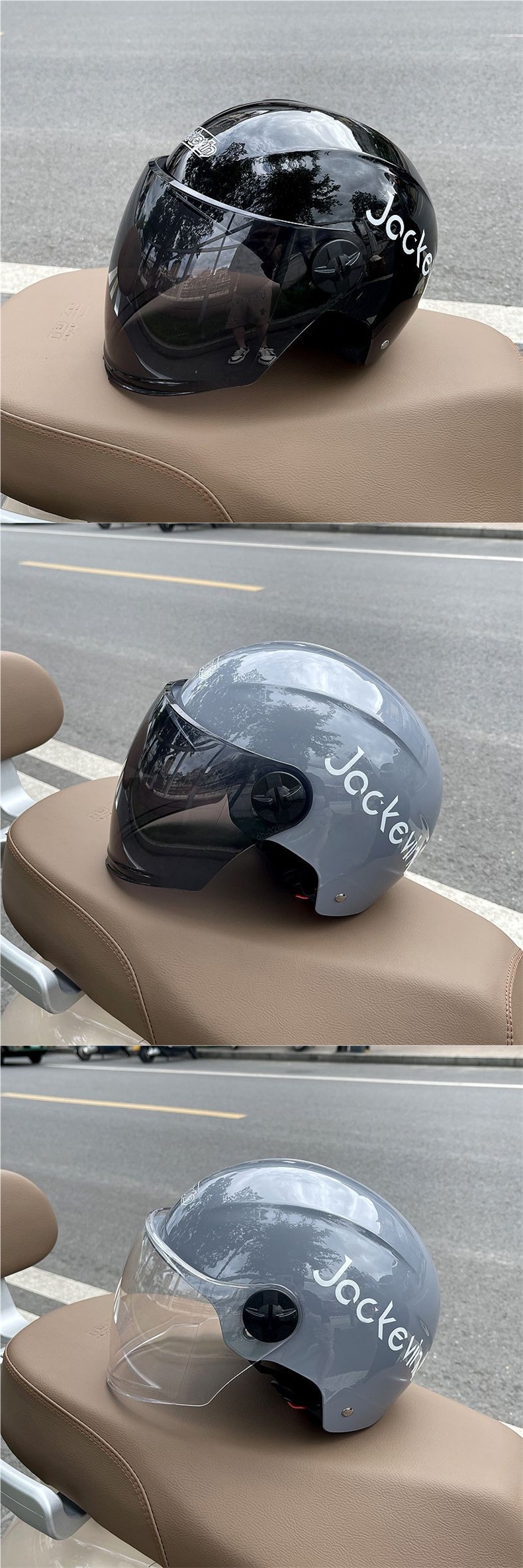 3C Certified Electric Motorcycle Helmet Summer Half Helmet