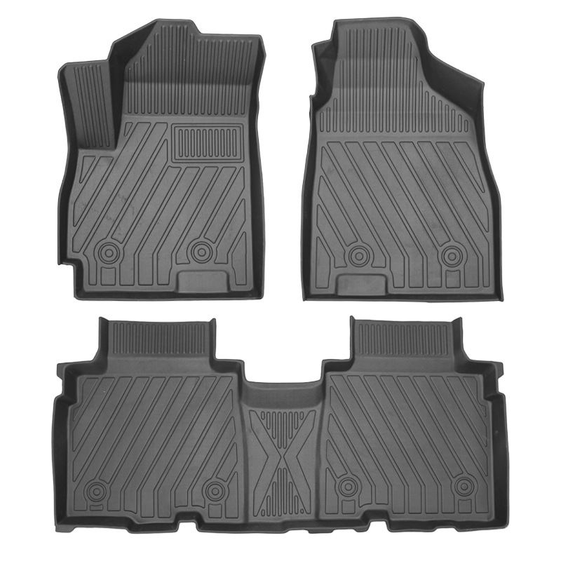 Aplicable a Chery Jitu X90 2021 - 2024 3D todo el tiempo material TPE almohadilla de pie de automóvil alfombra de suelo antisucio