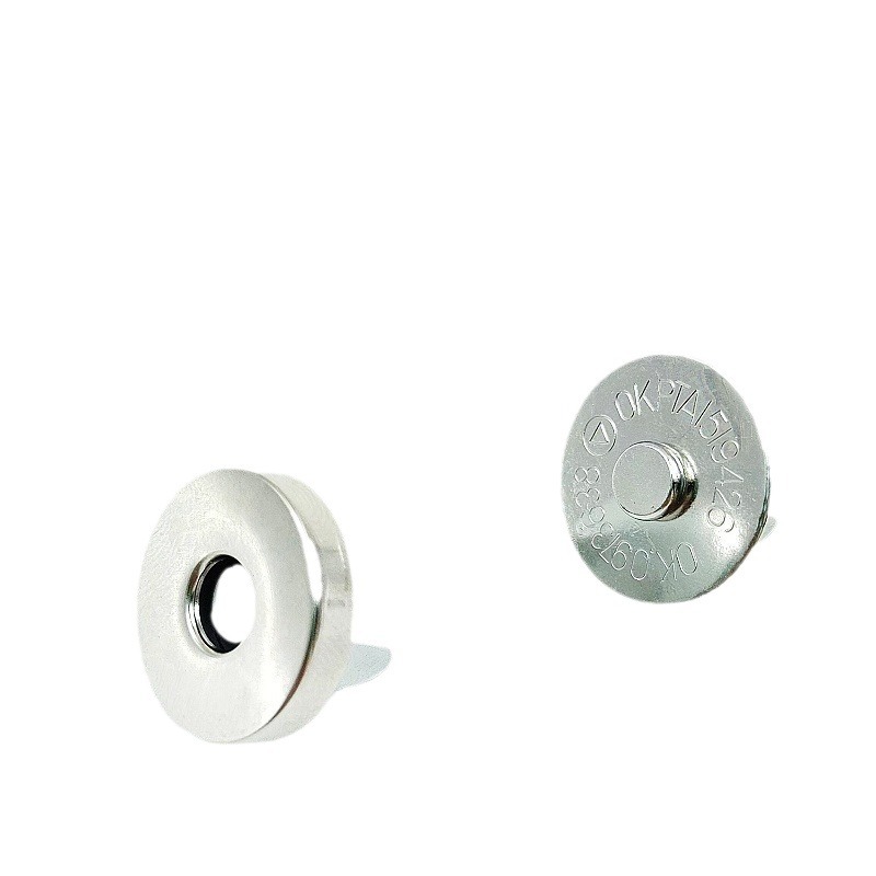 Botón de succión magnética bolsa sin costura botón accesorios de bolsa botón de sujeción magnética botón de sujeción magnética fuerte botón de metal sin costura