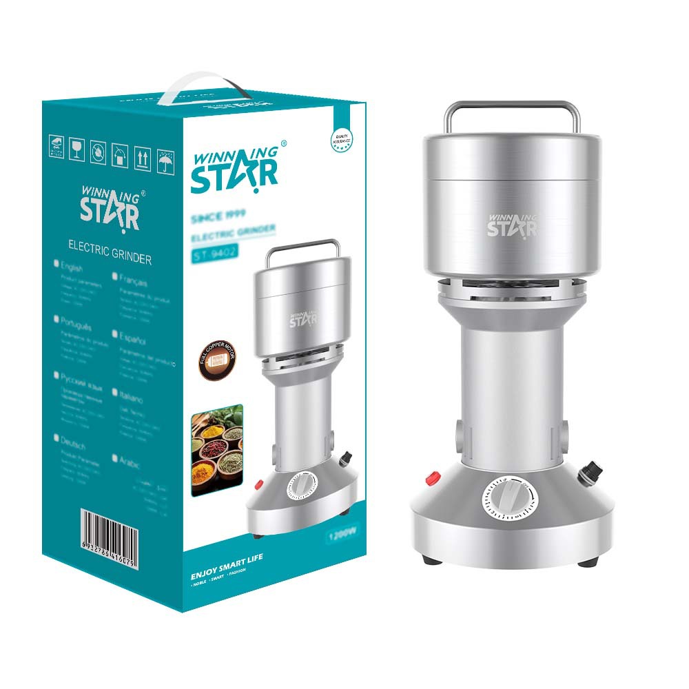 WINNING STAR Molino de hierbas medicinales chinas de café con pimienta doméstica portátil transfronterizo pequeño