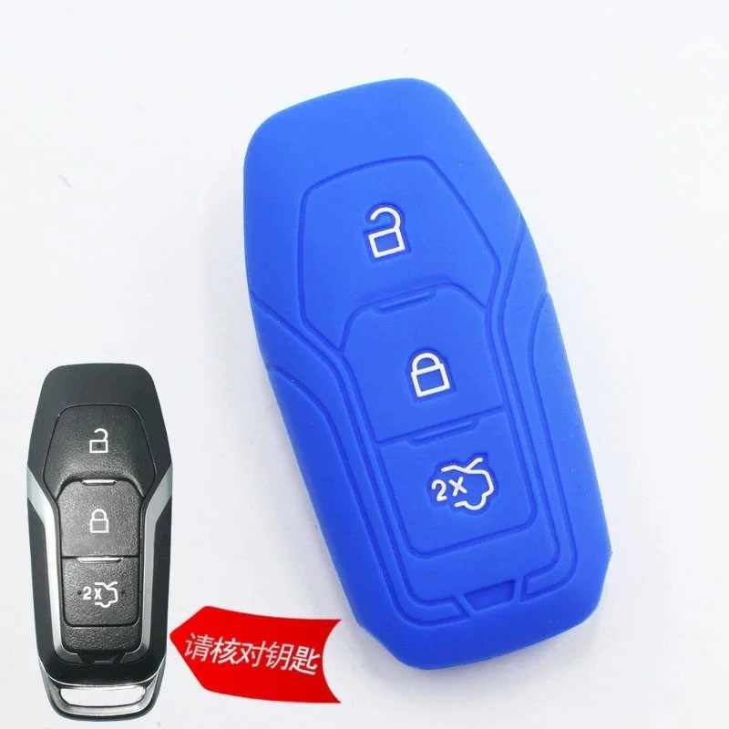 [Силиконовый чехол для ключа для Ford новый Mondeo, Focus (Furus), Ranger, Everest, новый Edge — автомобильный чехол]
