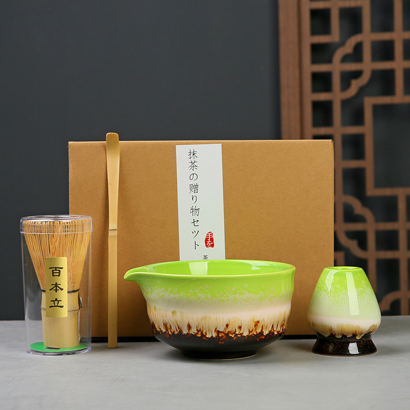 Cepillo de té de matcha de 100 centavos de matcha