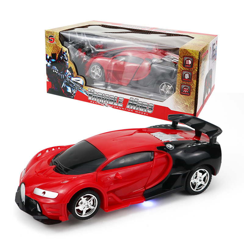 Envío gratis coche de juguete de deformación eléctrico para niños, coche de conducción universal, luz musical, coche de carreras de control remoto para niños, modelo de juguete