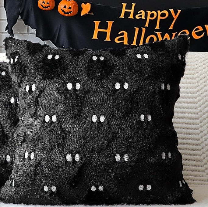 ハロウィン パンプキン ゴースト 枕カバー 立体 ぬいぐるみ 枕 クッションカバー リビング ソファ 腰枕カバー|undefined