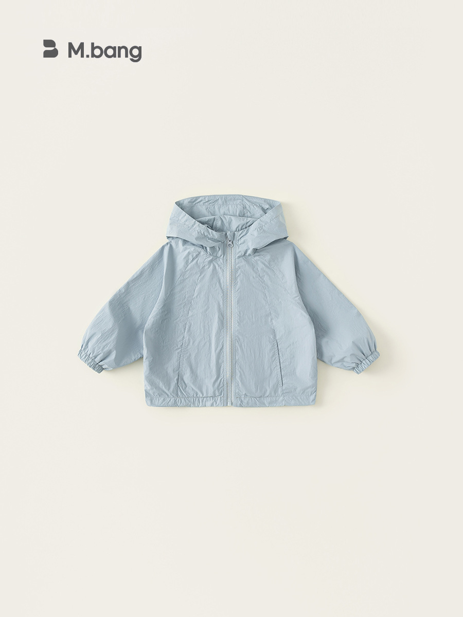 Youbao ropa para niños niñas primavera abrigo fino 2025 nuevos niños gabardina con capucha niña chaqueta de punto de color sólido