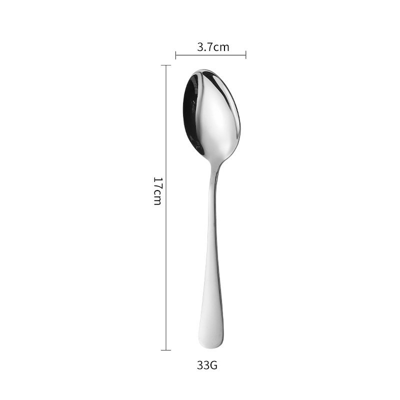 クロスボーダー 1010 ステンレス鋼食器肥厚コーヒー撹拌スプーンケーキスパチュラホテルナイフ、フォーク、スプーンセットはロゴを彫刻することができます|undefined
