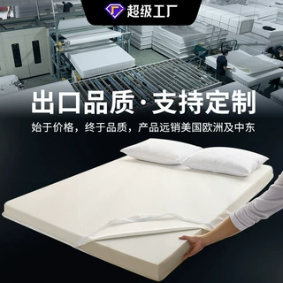 可拆卸海绵床垫家用单双人垫子学生宿舍出租房褥子定制亲肤面料