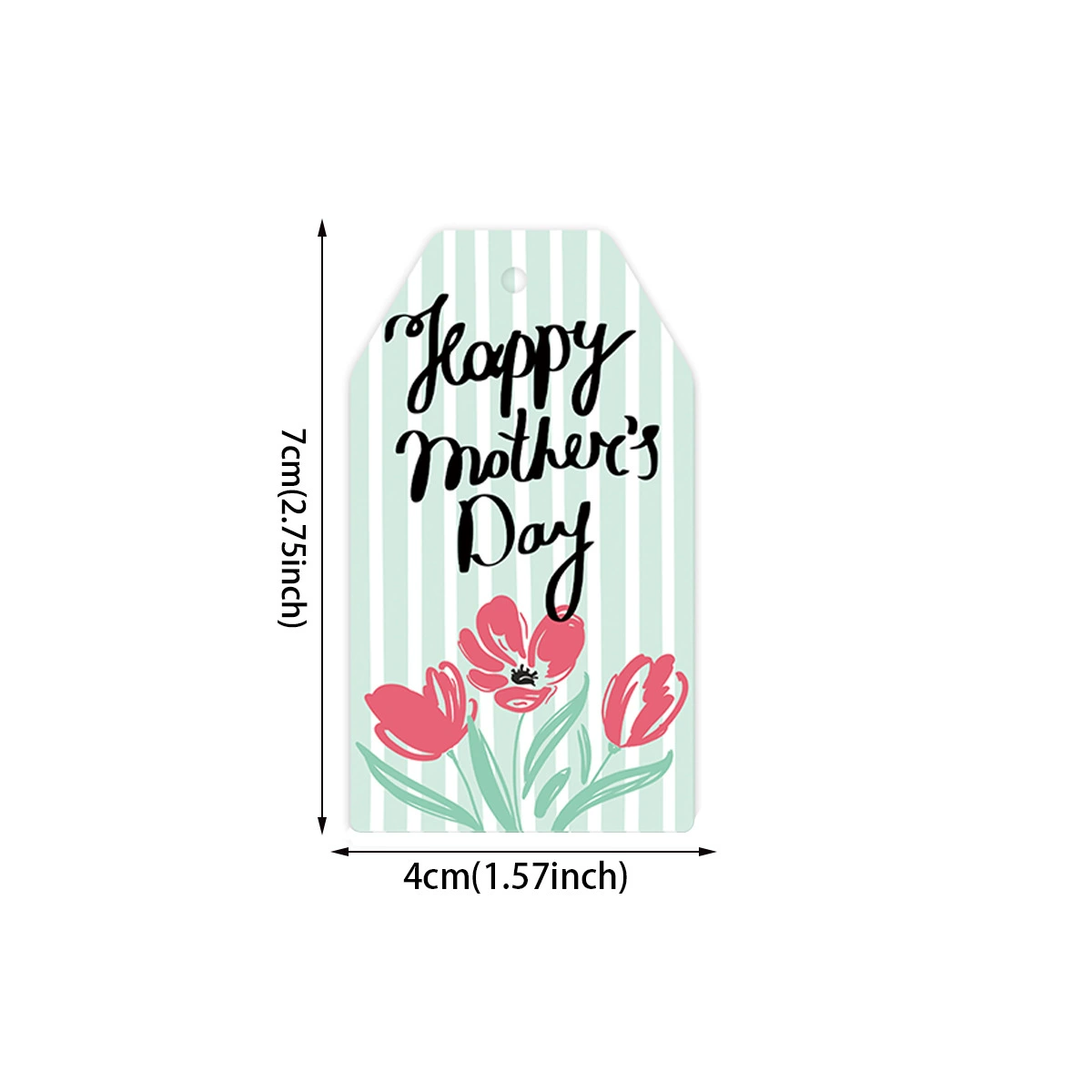 Cross -border HAPPY MOTHER’S Day тема тег материнский праздник любовь цветы подарочная декоративная бирка