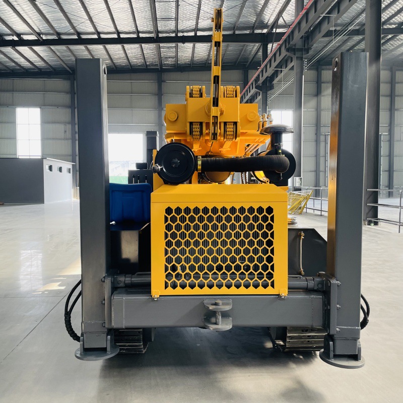 FY300A máquina de perforación de pozo de agua totalmente hidráulica máquina de perforación de pozo de agua neumática tipo pista totalmente hidráulica