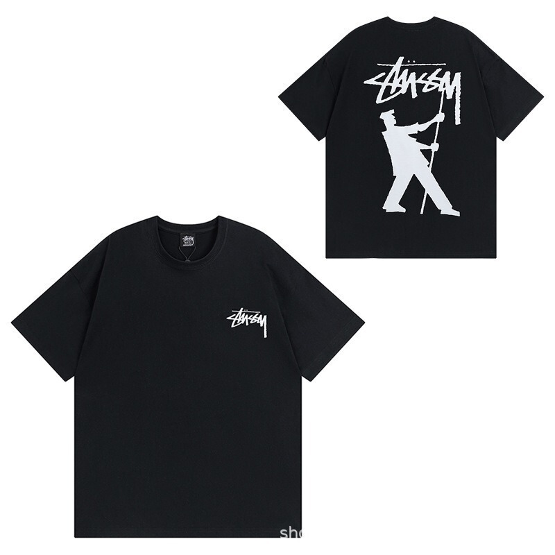 STU 25SS 新品 STU 高品質純綿 男女同型半袖Tシャツ トレンドブランド服|undefined