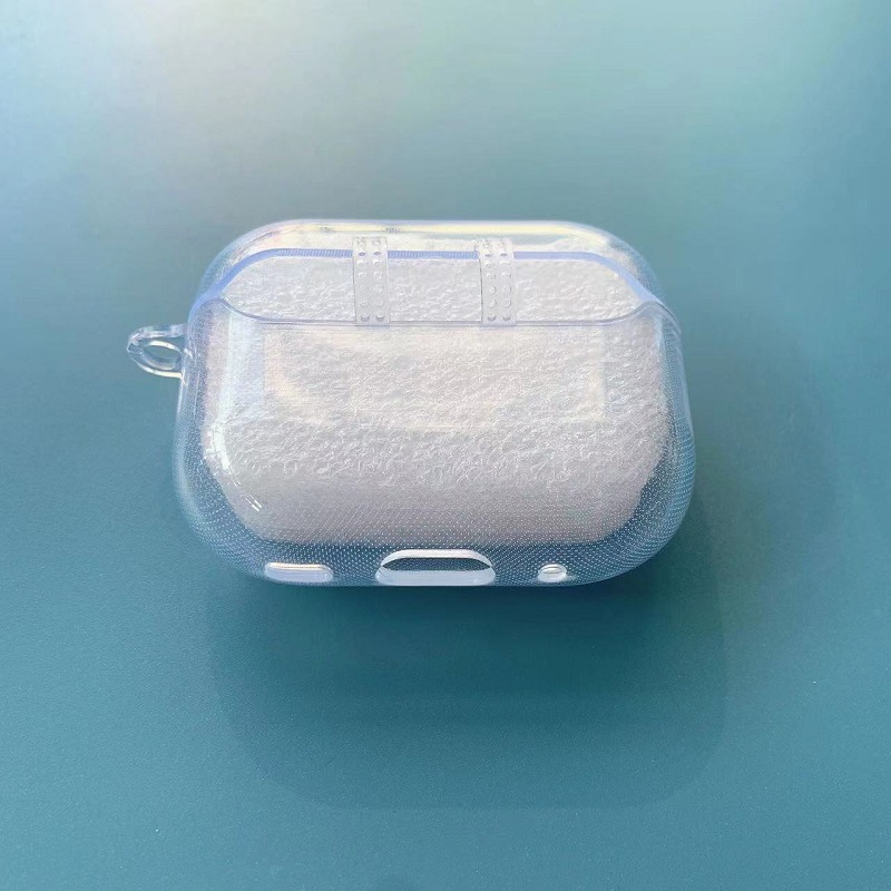 Transparent TPU material suitable for airpods protection Apple case Pro2 headphone case DIY3/4th generation solid color headphone case Transparent TPU material suitable for airpods protection Apple case Pro2 headphone case DIY3/4th generation solid color headphone case
