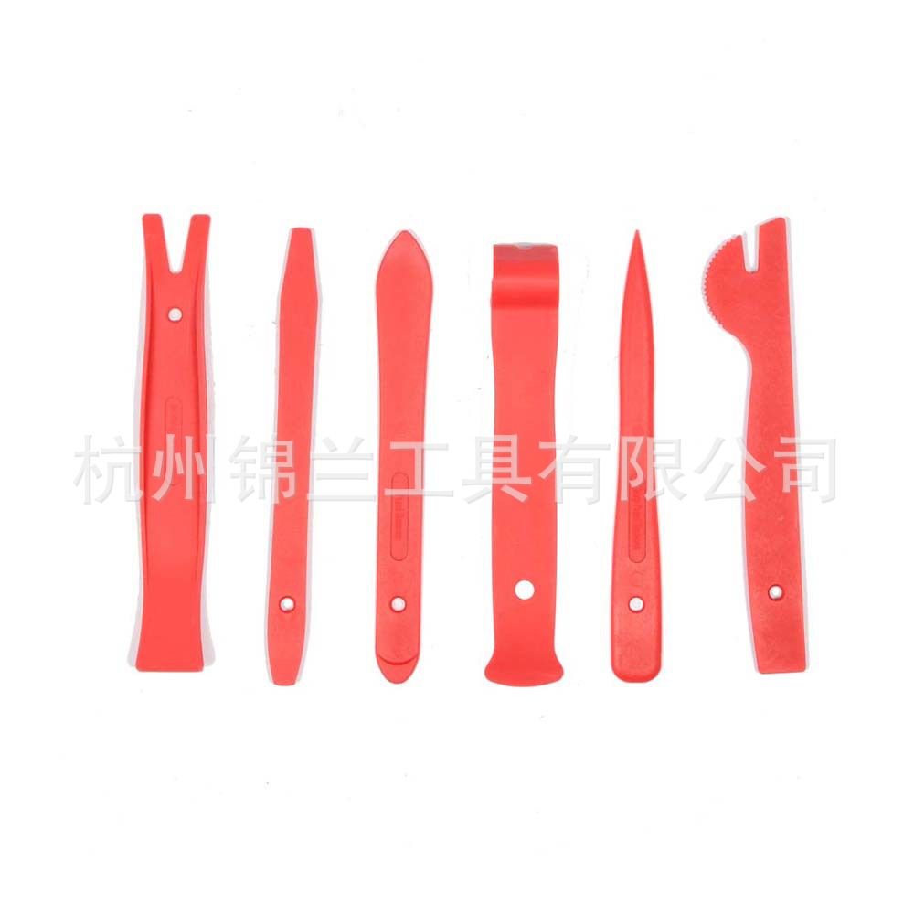 6件套塑料撬棒 汽车内饰塑料撬棒 仪表台音响拆卸工具 汽保工具