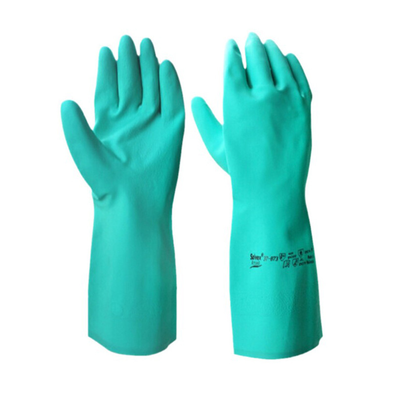 安思尔Ansell 37-873丁腈橡胶 高性能防化防滑防腐蚀耐用劳保手套