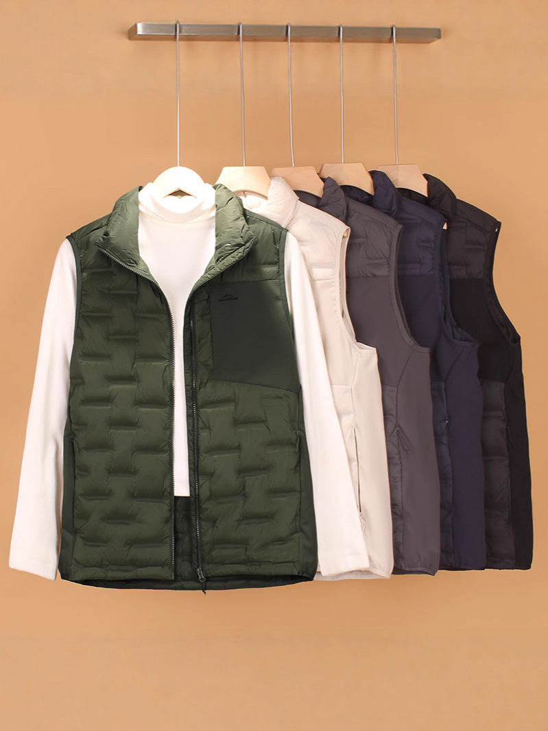 Vest with down