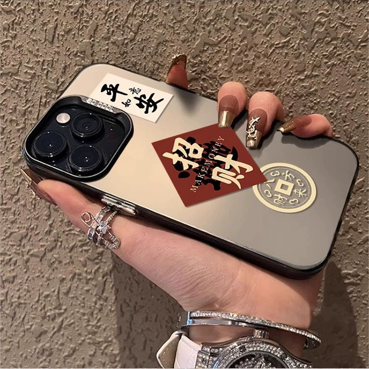 Защитный амулет совместимый с Apple, iPhone15, креативный чехол, на удачу, защита от падения 15промакс
