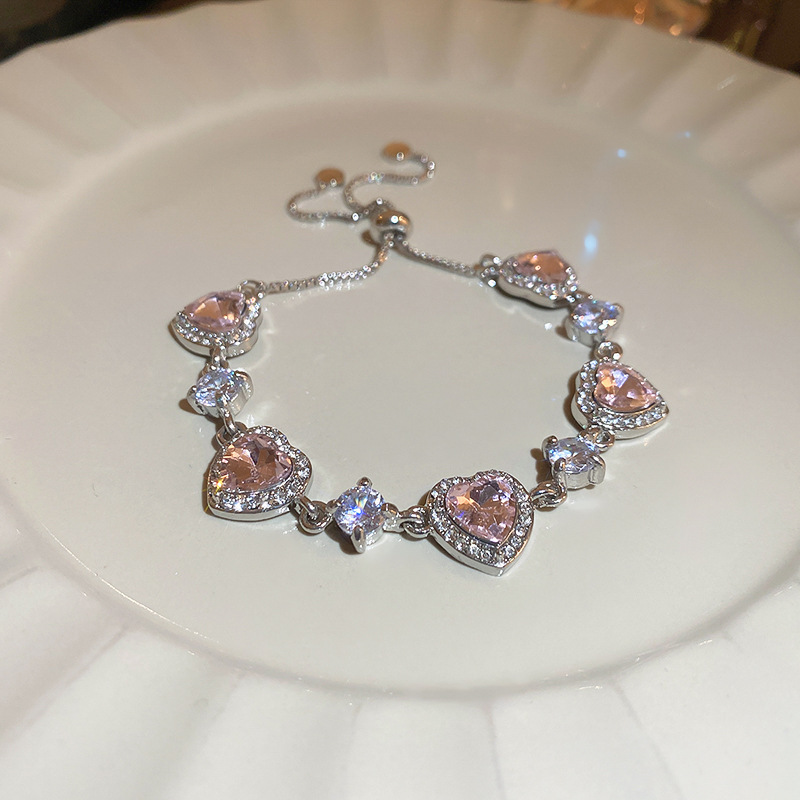 Pulsera de flores cuadrada geométrica de piedra de silicio lujosa pulsera de alta calidad temperamento exquisito personalidad joyas al por mayor