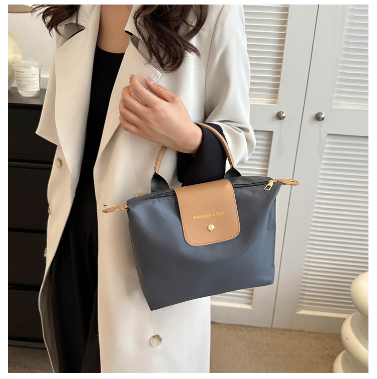 La popolare borsa a tracolla Oxford piccola da donna 2023 di quest'anno, nuova e trendy, in colori a contrasto, casual_voghion.com