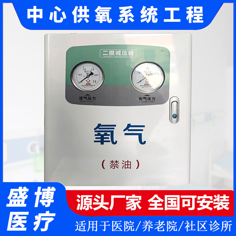 医院二级减压器 流量计氧气稳压箱 养老院楼层中心供氧气体汇流排|undefined
