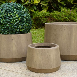 树脂工艺品;花盆容器;家用采暖炉