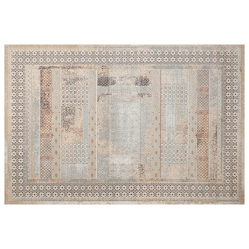 Alfombra nórdica retro con un toque de lujo y alta gama, alfombra de gran superficie para dormitorio, alfombra moderna minimalista para sala de estar junto a la cama.